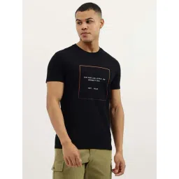 United Colors Of Benetton Black Cotton Regular Fit Printed T-Shirt-picture-44
