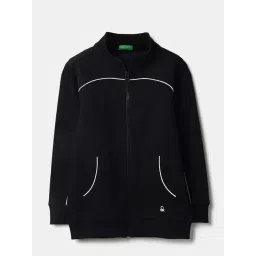 United Colors Of Benetton Black Cotton Regular Fit Sweatshirt-picture-27