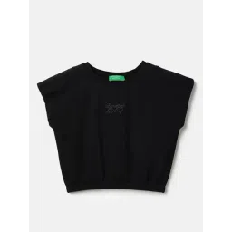 United Colors Of Benetton Black Modern Fit Top-picture-10