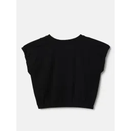 United Colors Of Benetton Black Modern Fit Top image 2