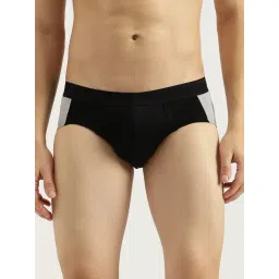 United Colors of Benetton Black Regular Fit Colour Block Briefs-picture-21