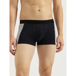 United Colors of Benetton Black Regular Fit Colour Block Trunks-picture-18