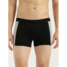 United Colors of Benetton Black Regular Fit Colour Block Trunks-picture-19