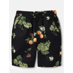 United Colors Of Benetton Black Regular Fit Printed Shorts-picture-41