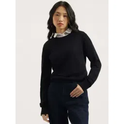 United Colors Of Benetton Black Regular Fit Sweater-picture-36