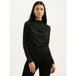 United Colors of Benetton Black Regular Fit Top-picture-26