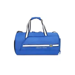 United Colors of Benetton Blue Crusader Striped Duffle Bag-picture-27