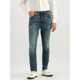 United Colors Of Benetton Blue Low Crotch Fit Jeans-picture-14