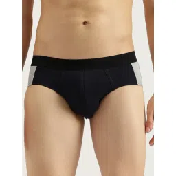 United Colors of Benetton Blue Regular Fit Colour Block Briefs-picture-44