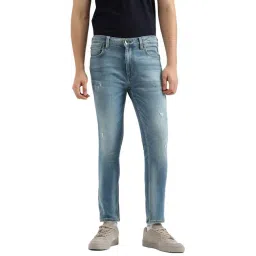 United Colors Of Benetton Blue Regular Fit Distressed Jeans-picture-38