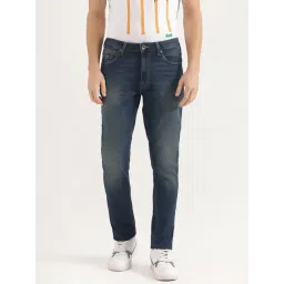 United Colors Of Benetton Blue Tapered Fit Jeans-picture-23