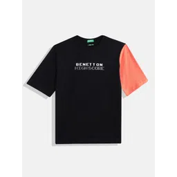 United Colors of Benetton Boys Boxy Pure Cotton T-shirt-picture-25