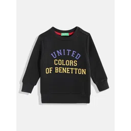 United Colors of Benetton Boys Brand Logo Print Sweatshirt-picture-26
