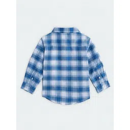 United Colors of Benetton Boys Checked Cotton Casual Shirt image 5