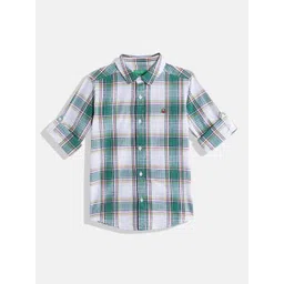 United Colors of Benetton Boys Cotton Checked Casual Shirt-picture-28