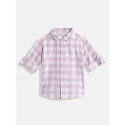 United Colors of Benetton Boys Cotton Checked Casual Shirt-picture-24
