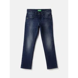 United Colors of Benetton Boys Cotton Slim Fit Heavy Fade Jeans-picture-54