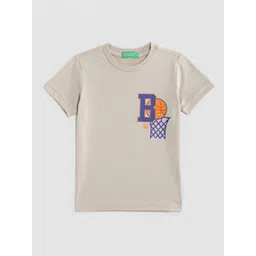 United Colors of Benetton Boys Graphic Printed Regular Fit T-Shirt-picture-36