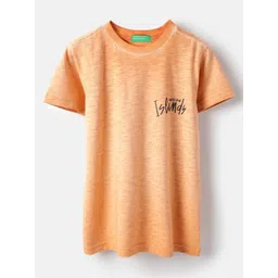 United Colors of Benetton Boys Graphic Printed Round Neck Regular Fit T-shirt-picture-50