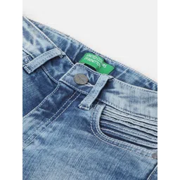 United Colors of Benetton Boys Heavy Fade Mid-Rise Jeans image 3