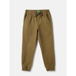 United Colors of Benetton Boys Khaki Pure Cotton Joggers-picture-24