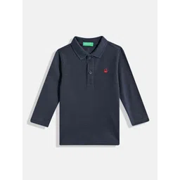 United Colors of Benetton Boys Long Sleeves Polo Collar T-shirt-picture-41