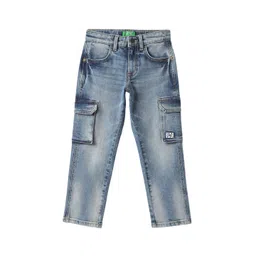 United Colors of Benetton Boys Mid-Rise Cotton Straight Fit Jeans-picture-16