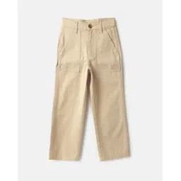 united colors of benetton Boys Mid-Rise Straight Fit Flat-Front Cotton Pants-picture-10