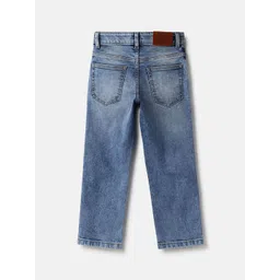 United Colors of Benetton Boys Mid-Rise Straight Fit Jeans image 5