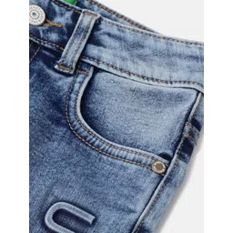 United Colors of Benetton Boys Mid-Rise Straight Fit Jeans image 3