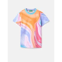 United Colors of Benetton Boys Multicolor Cotton Graphic Tshirt-picture-12