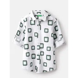 United Colors of Benetton Boys Opaque Printed Casual Shirt-picture-51