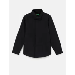 United Colors of Benetton Boys Pin Tucks Pure Cotton Casual Shirt-picture-37