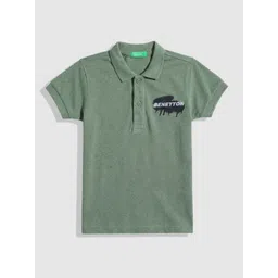 United Colors of Benetton Boys Polo Collar Regular Fit T-Shirt-picture-42