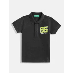 United Colors of Benetton Boys Polo Collar Regular Fit T-Shirt-picture-34