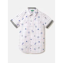 United Colors of Benetton Boys Printed Casual Cotton Shirt-picture-48