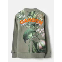 United Colors of Benetton Boys Printed Mock Collar Sweatshirt-picture-23