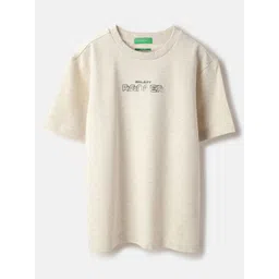 United Colors of Benetton Boys Printed Pure Cotton Boxy T-shirt-picture-49