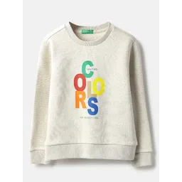 United Colors of Benetton Boys Printed Regular Fit Round Neck Sweatshirt-picture-24