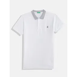 United Colors of Benetton Boys Pure Cotton Polo Collar T-shirt-picture-51