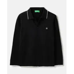 united colors of benetton Boys Regular Fit Spread-Collar Shirt-picture-13