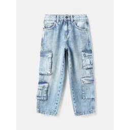 United Colors of Benetton Boys Relaxed Fit Heavy Fade Jeans-picture-44