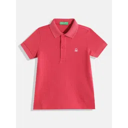 United Colors of Benetton Boys Solid Polo T-shirt-picture-38