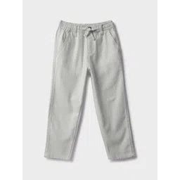 United Colors of Benetton Boys Solid Regular Fit Trousers-picture-52