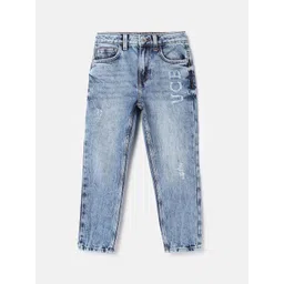 United Colors of Benetton Boys Straight Fit Low Distress Heavy Fade Jeans-picture-20