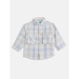 United Colors of Benetton Boys Tartan Checked Pure Cotton Casual Shirt-picture-21