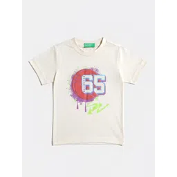 United Colors of Benetton Boys Typography & Graphic Print T-shirt-picture-45