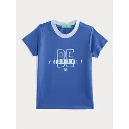 United Colors of Benetton Boys Typography Printed Regular Fit T-Shirt-picture-31