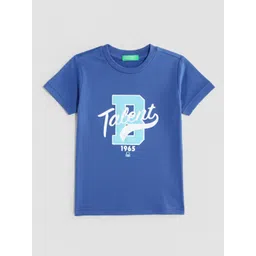 United Colors of Benetton Boys Typography Printed Regular Fit T-Shirt-picture-32