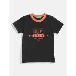 United Colors of Benetton Boys Typography Printed Regular Fit T-Shirt-picture-30